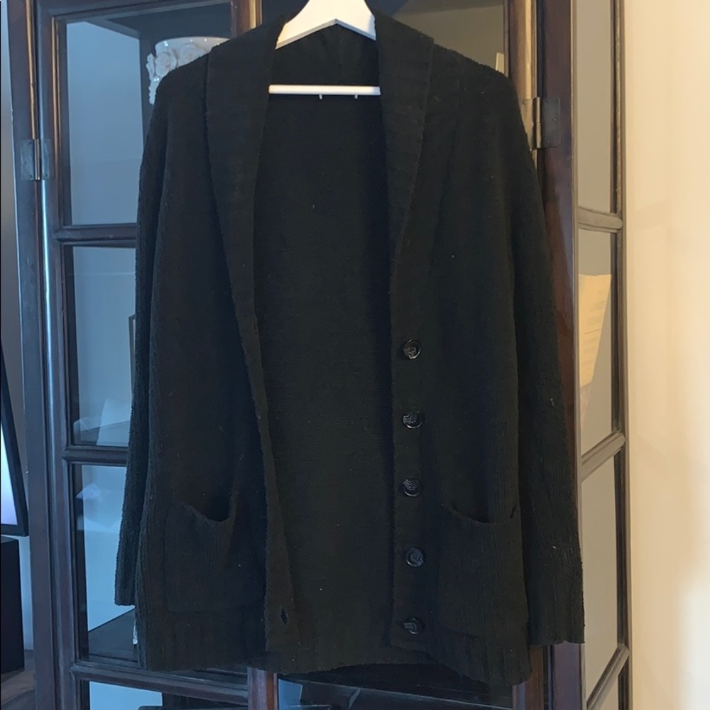 Black long sweater